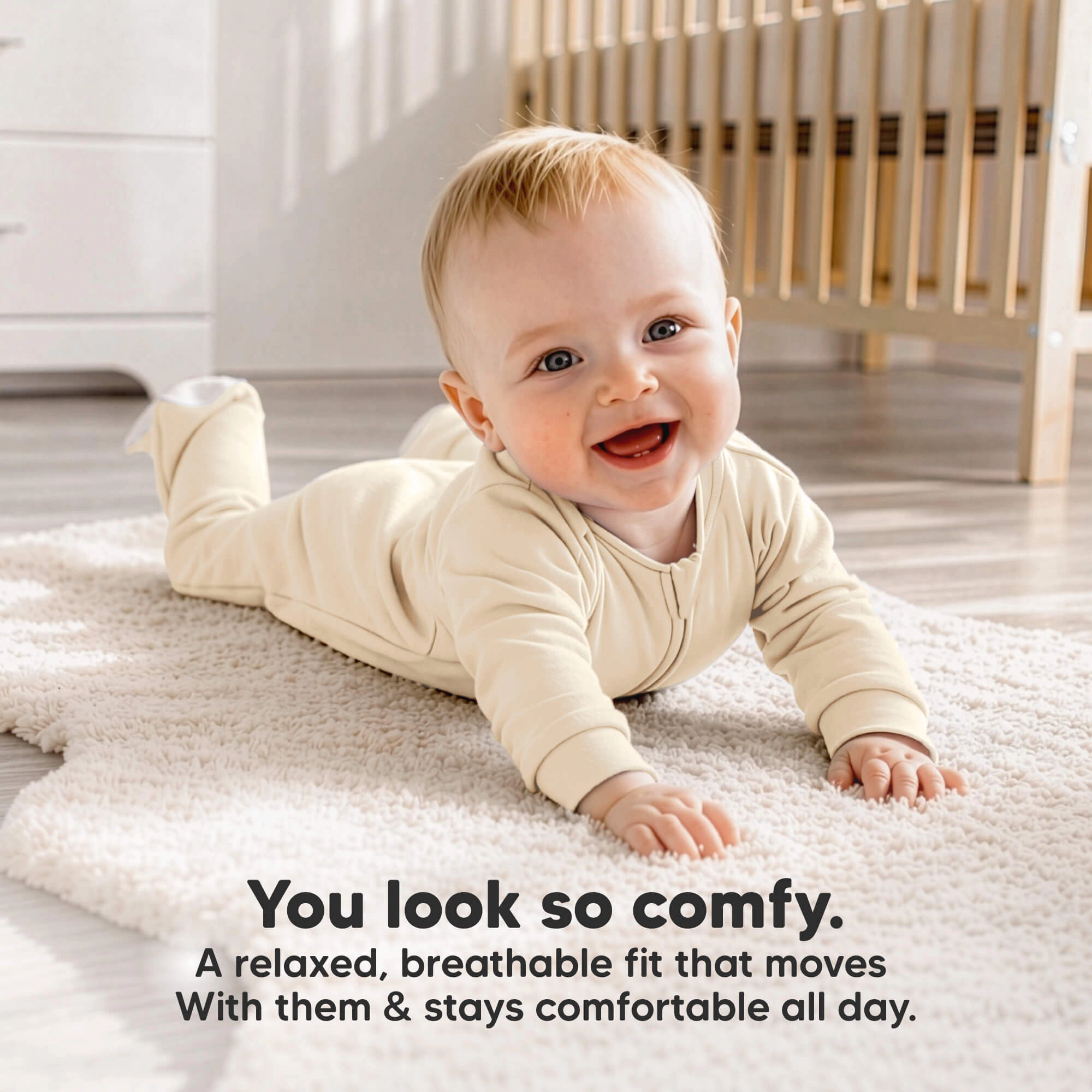 KeaBabies Soothe Baby Sleep & Play Footies
