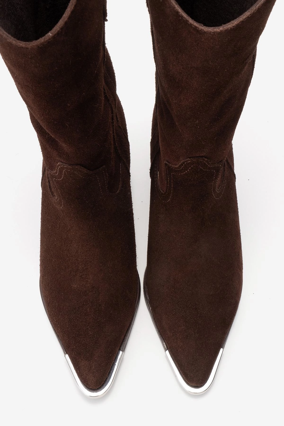 Forever & Always Womens Alvi Leather Western Boots