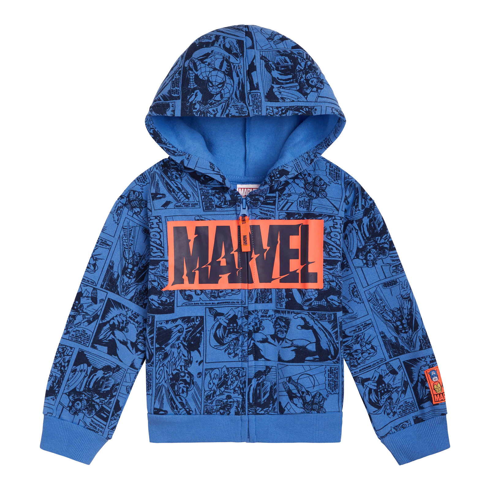 Marvel Avengers Boys' Fleece Zip-Up Hoodie