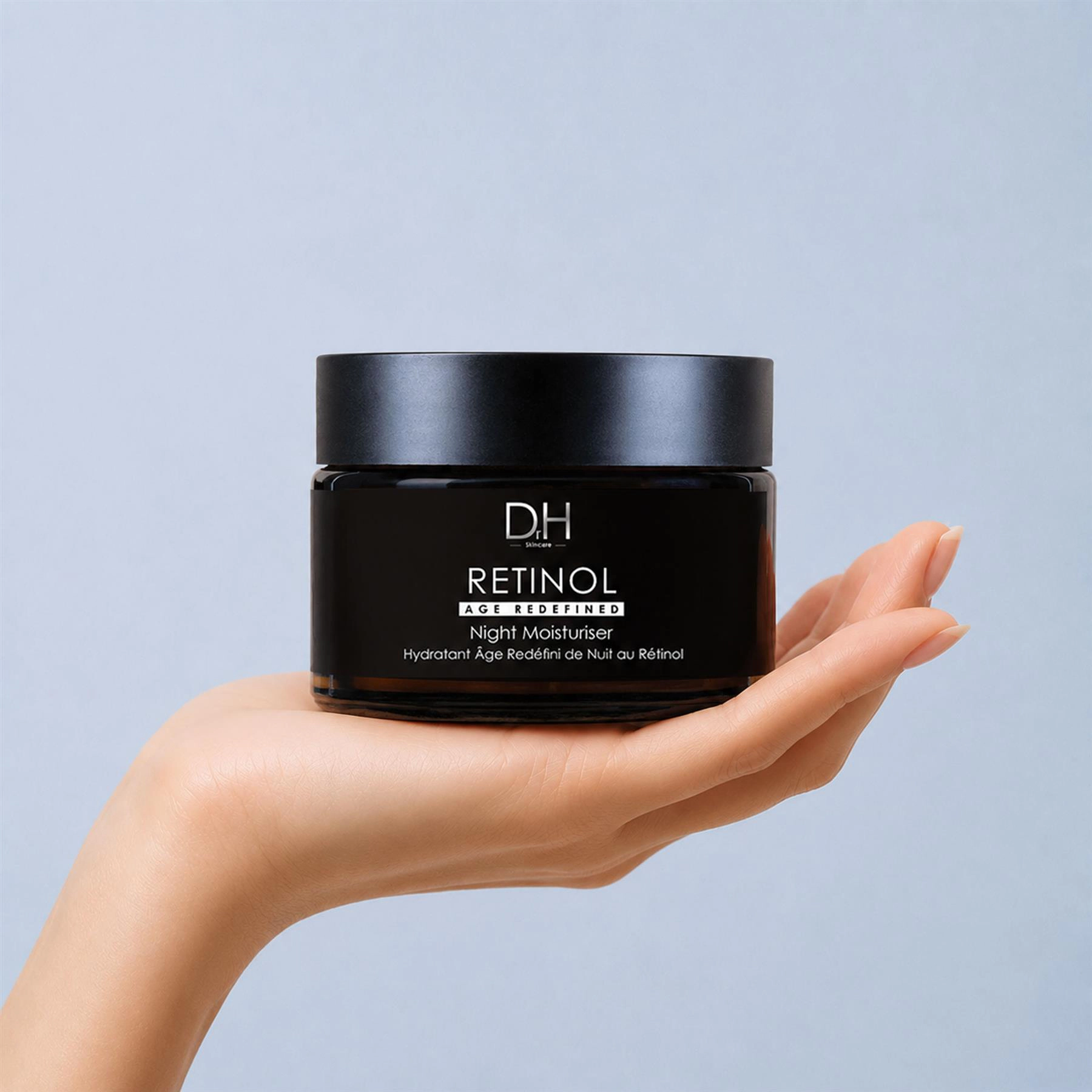 Dr H Retinol Anti-Ageing Night Moisturiser 60ml - Targets Fine Lines, Wrinkles & Loss of Firmness