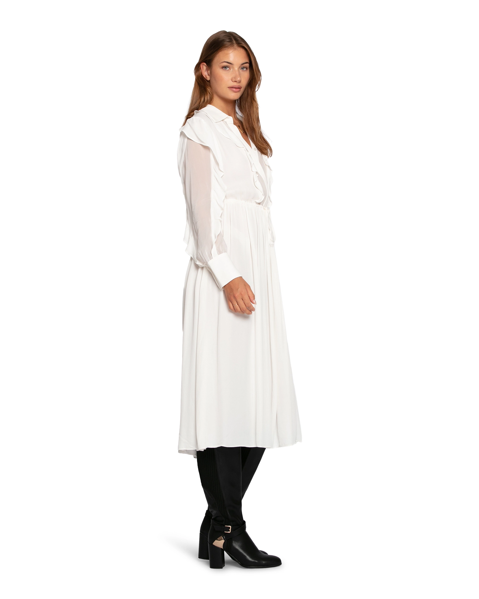 Belle & Bloom Slow Dance Frill Midi Dress