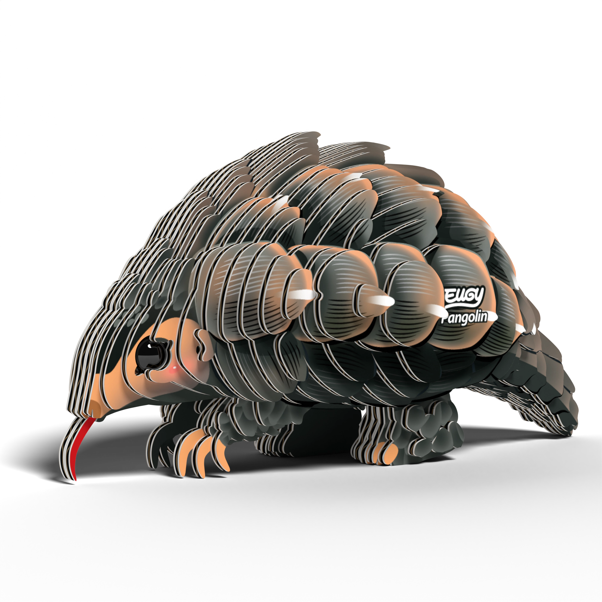 EUGY Pangolin 3D Puzzle - contains 30 puzzle pieces