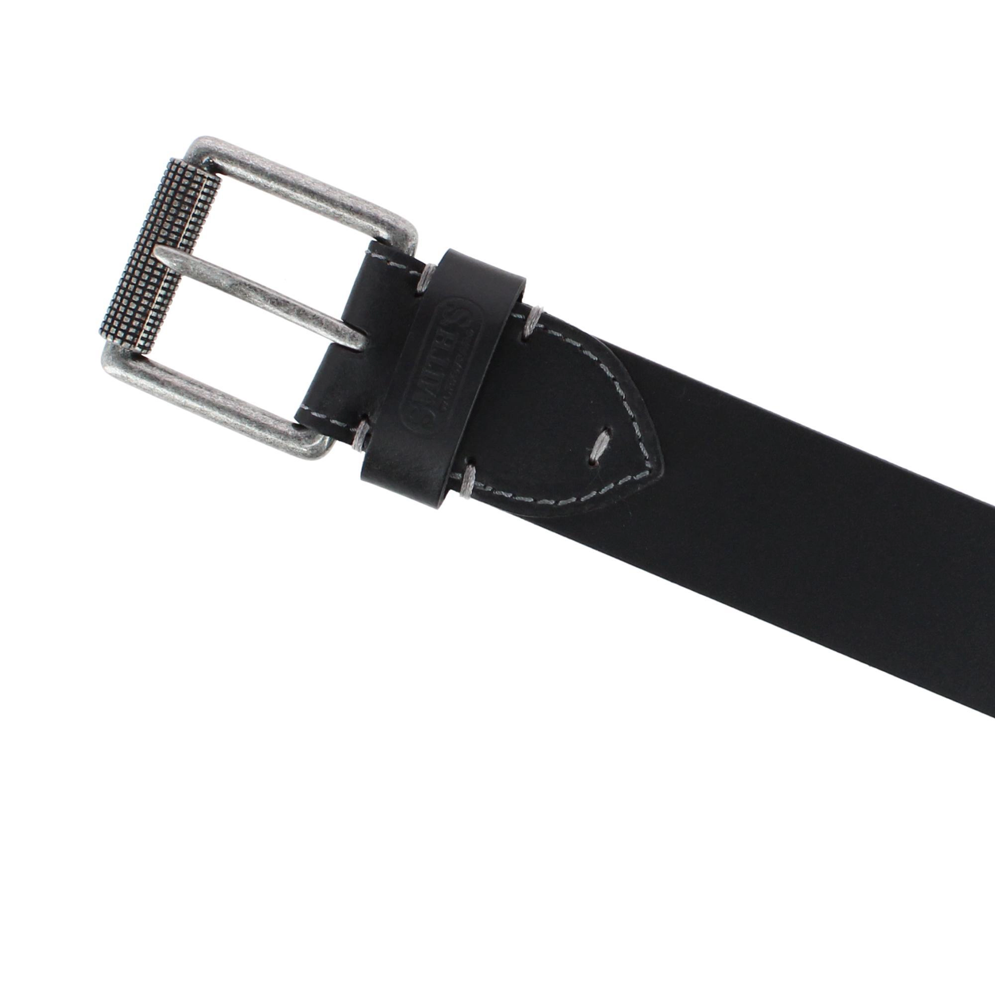 Smith's Workwear Men's Roller Buckle Leather Work Belt