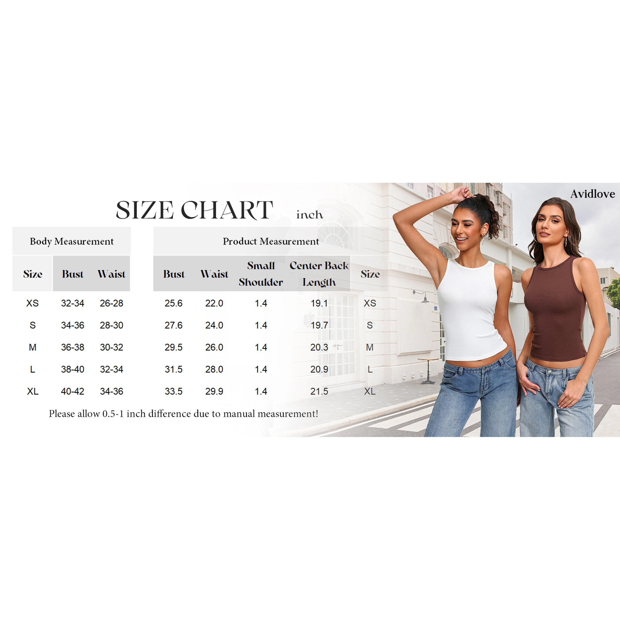 Avidlove Women's Ribbed Mock Neck Racerback Tank Top