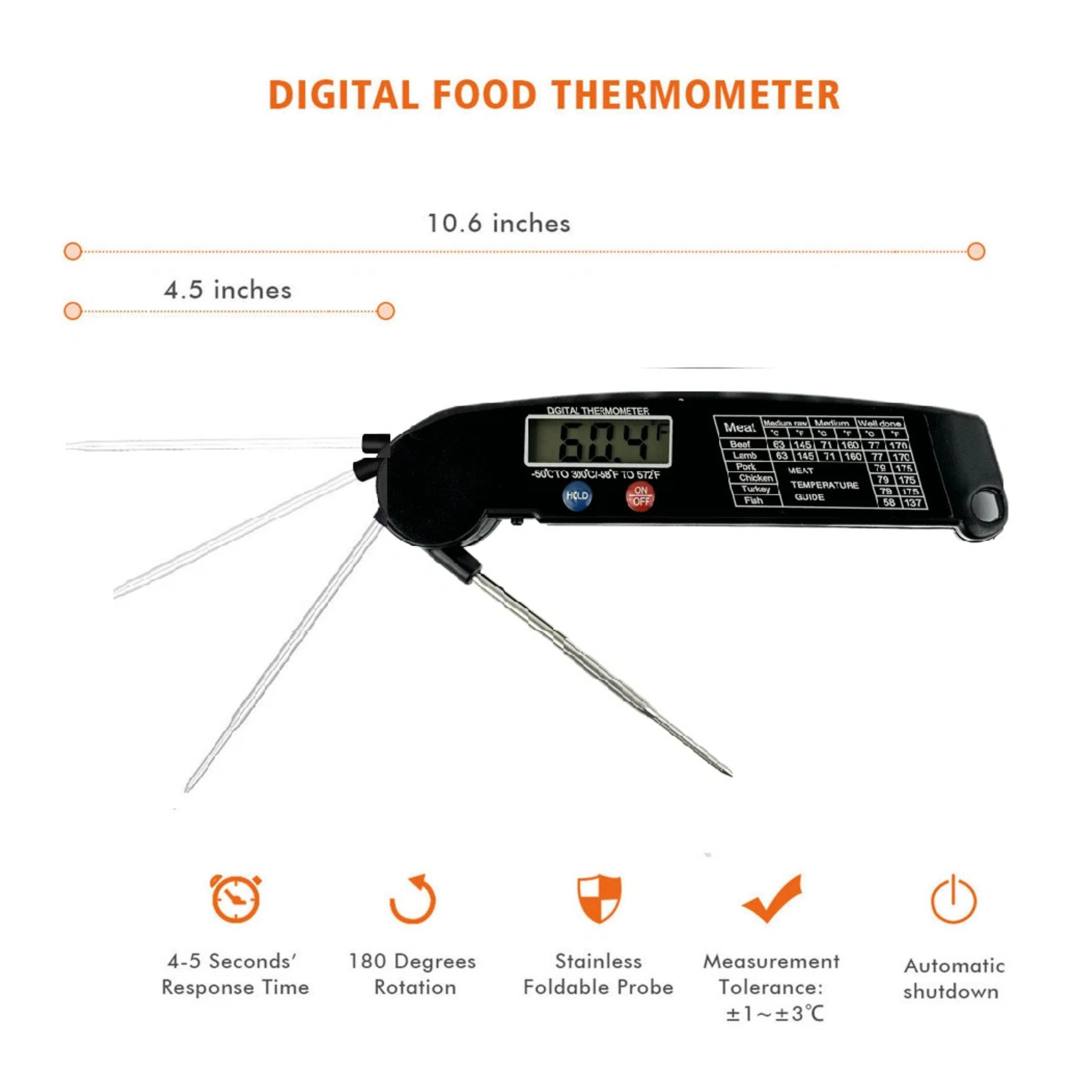 Home Collection Instant Read Digital Meat Thermometer