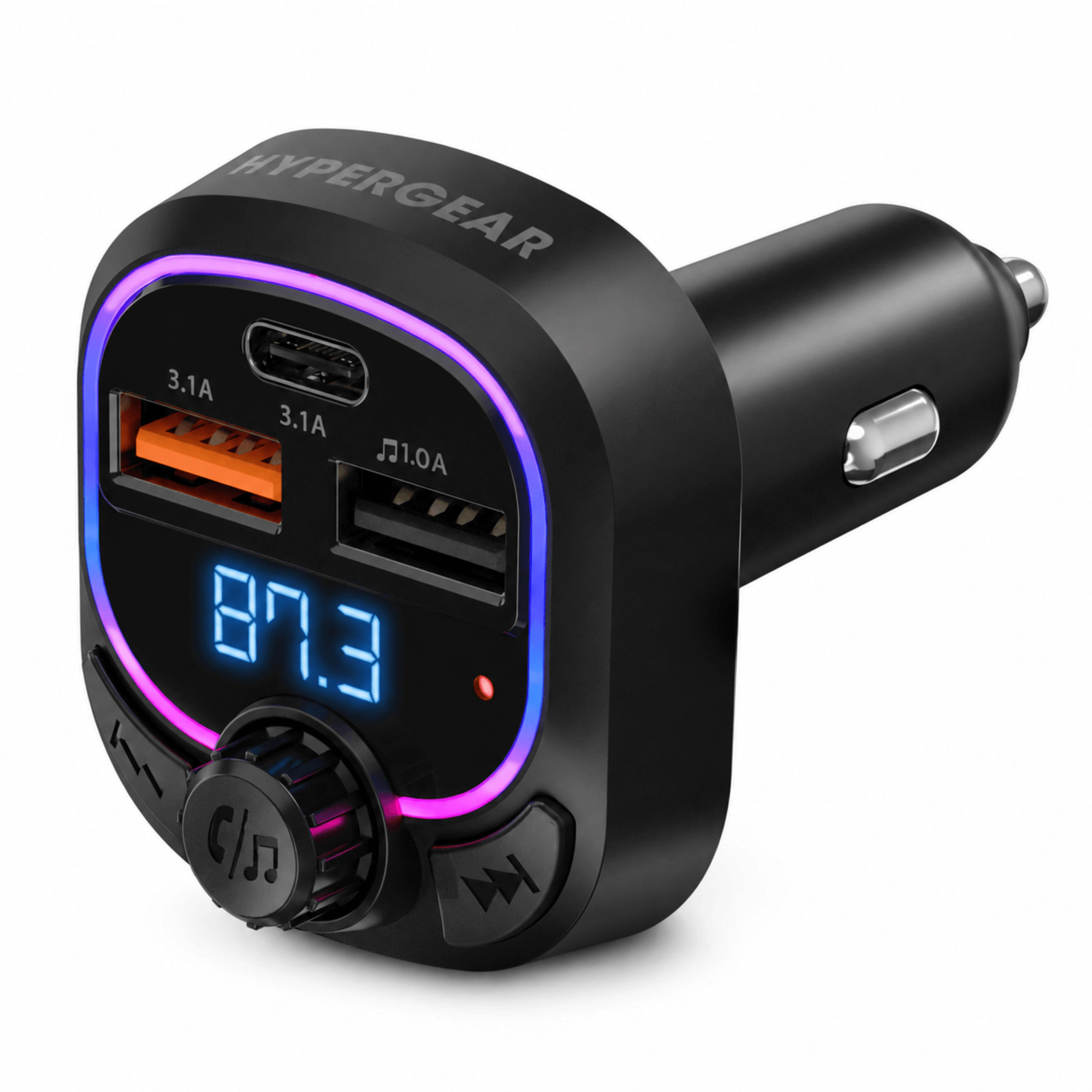 HyperGear IntelliCast Road FM Transmitter Car Charger