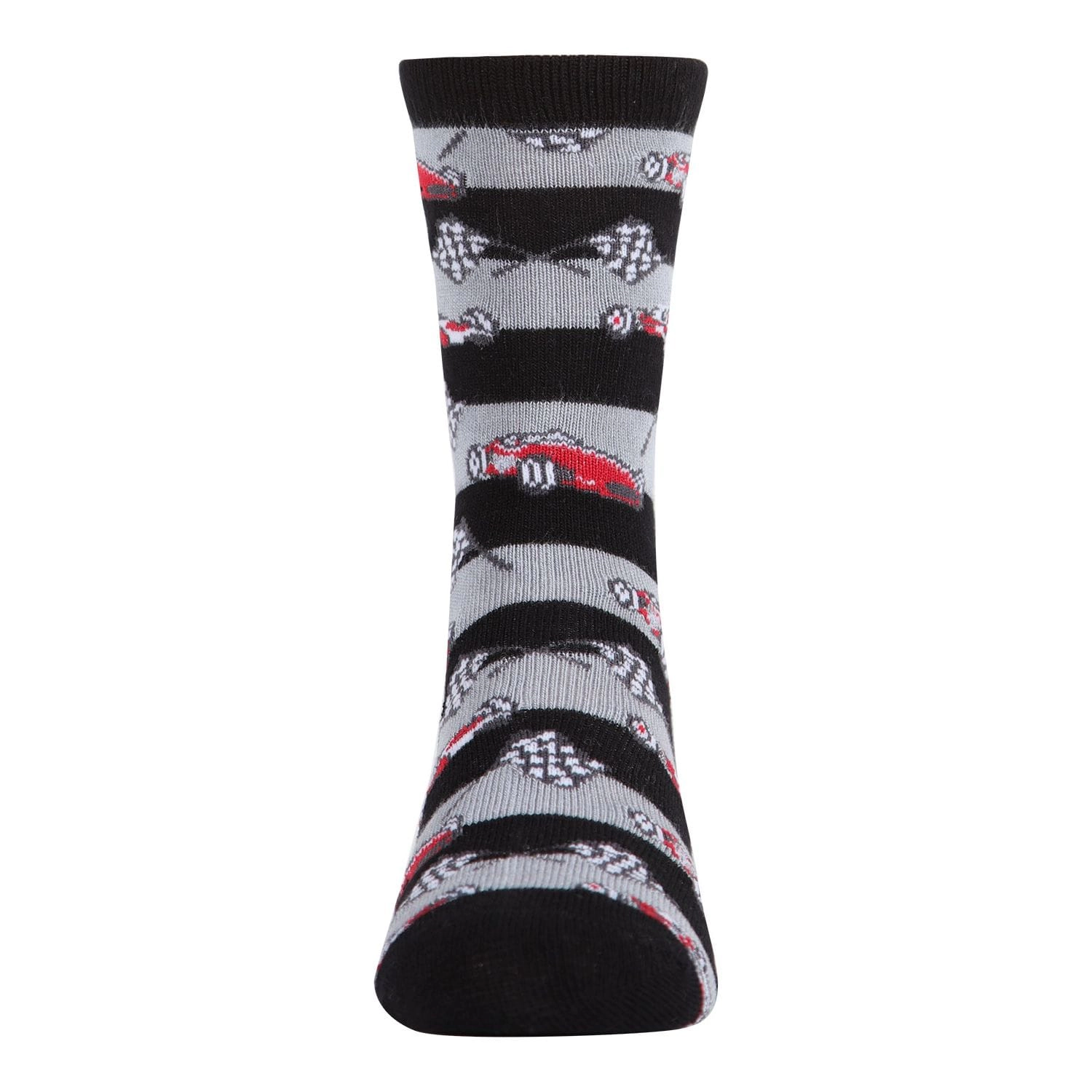MeMoi Boys' Race Car Rayon from Bamboo Crew Socks
