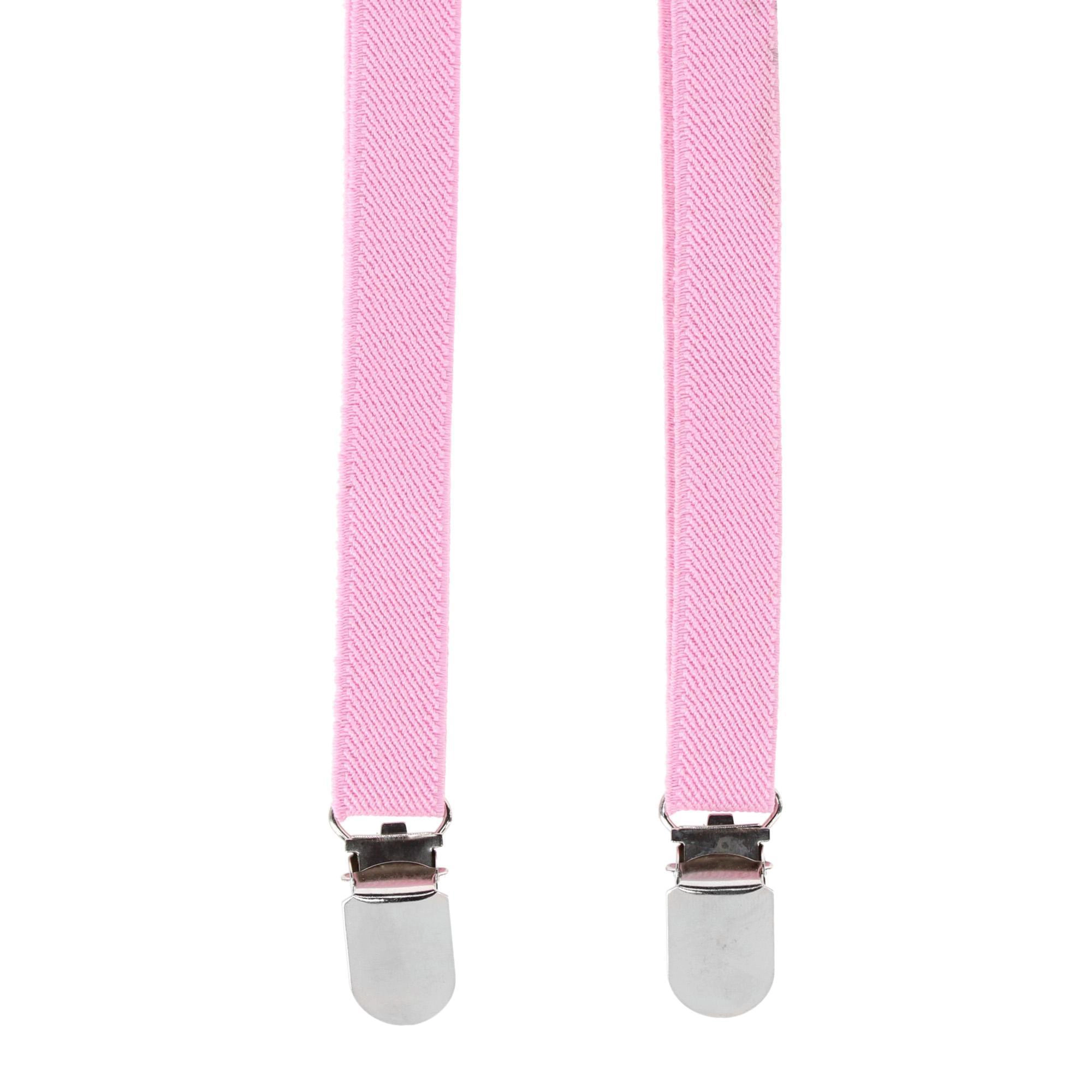 CTM Women's Thin Adjustable Elastic Clip-End Y-Back Suspenders