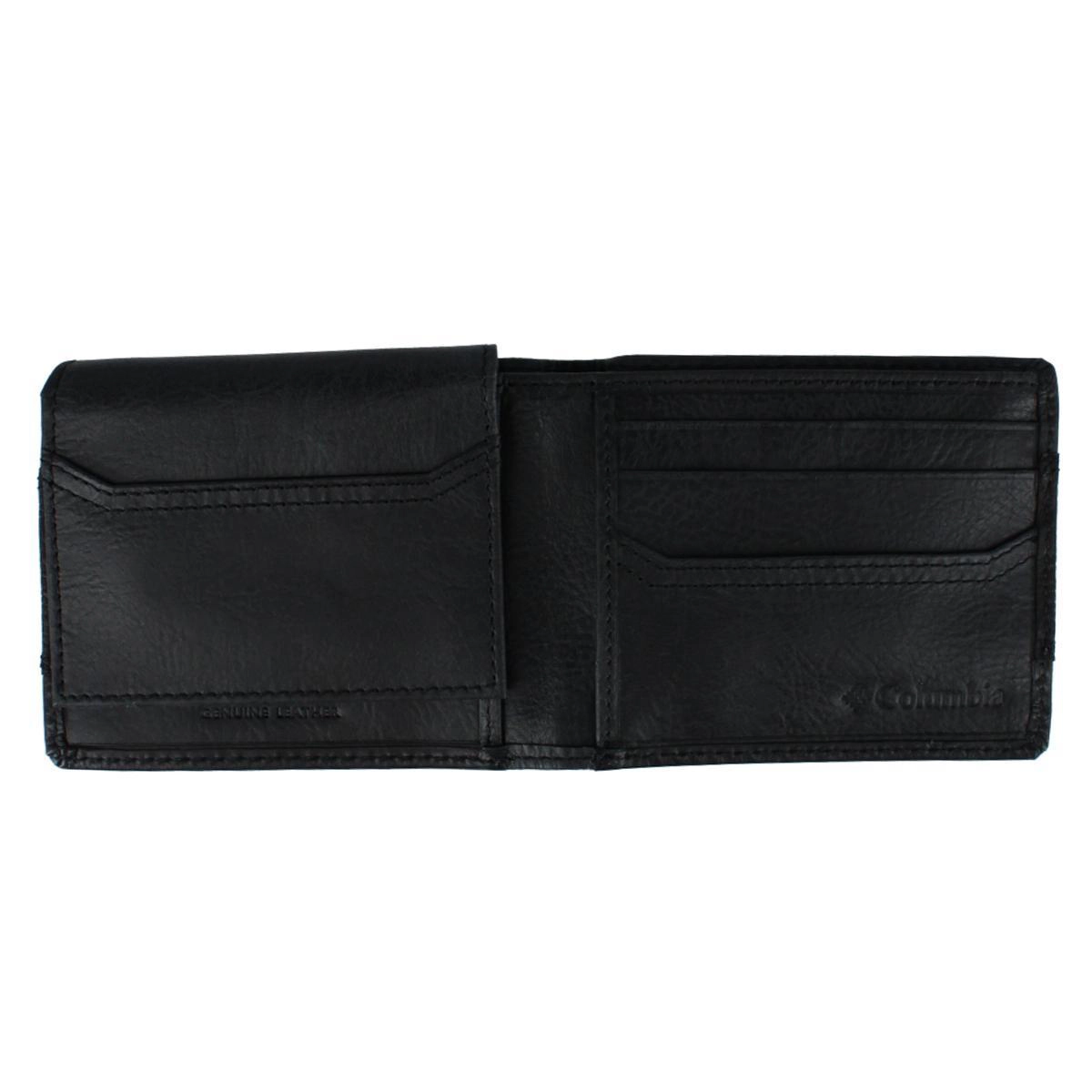 Columbia Men's Leather RFID Two Tone Bifold Wallet