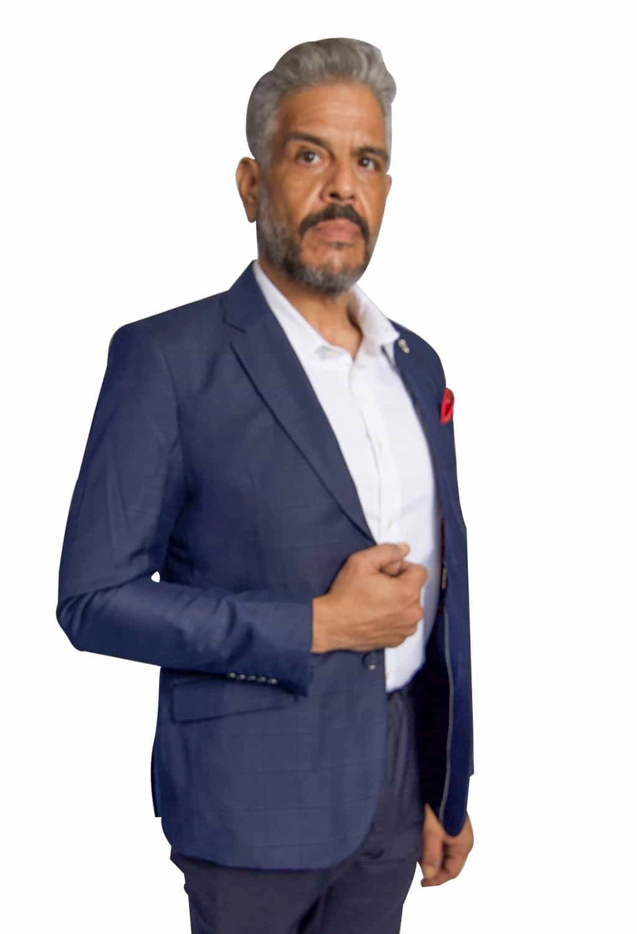 Elie Balleh Men's Slim Fit Solid Plaid Sports Coat Jacket