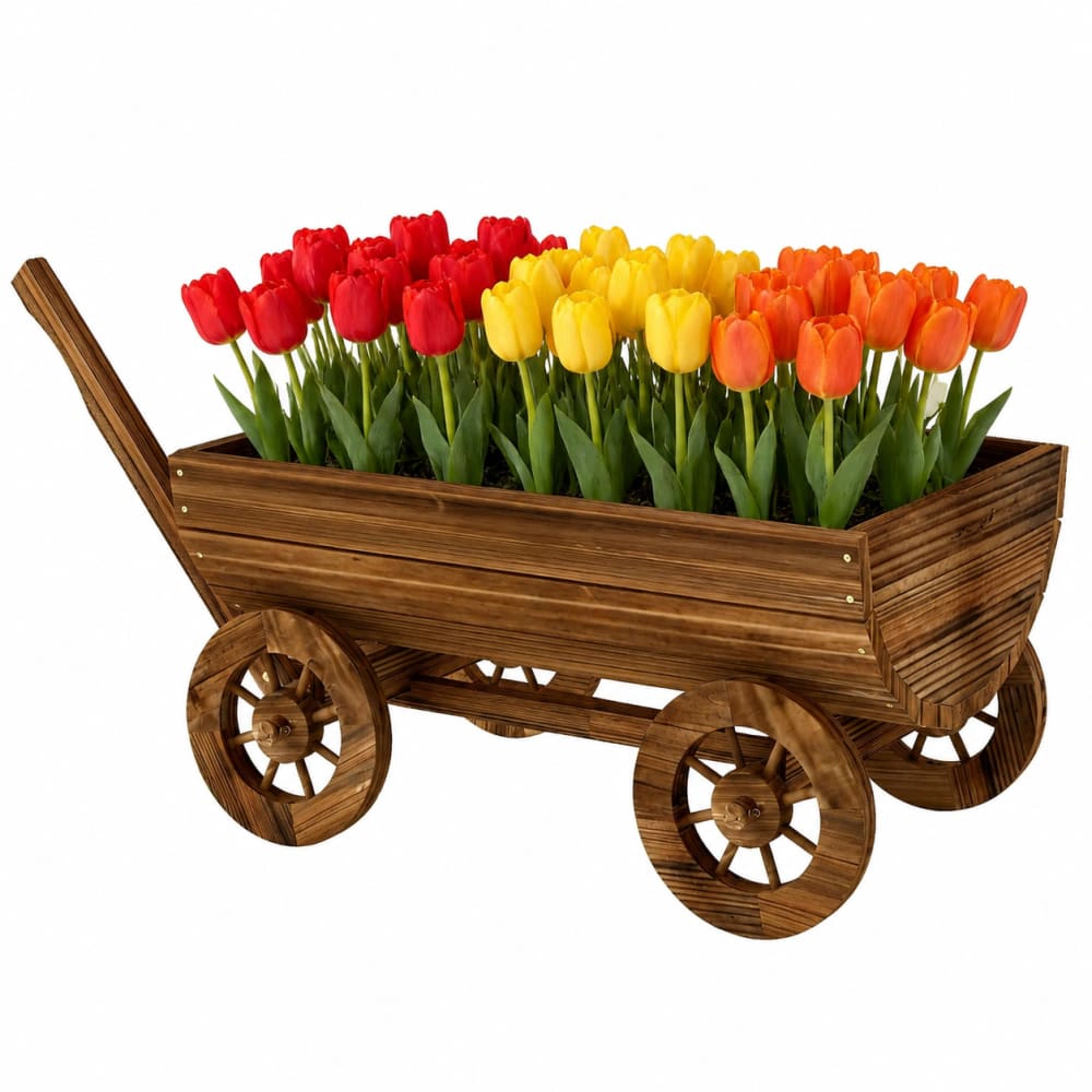 WOW PIONEER Long Rectangular Wooden Planter Box
