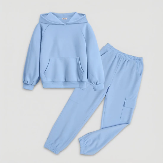Arshiner Girls Tracksuits Fall Piece Outfits Long Sleeve Pullover Hoodies And Sweatpants