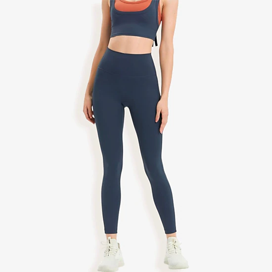 Anna-Kaci Active Women's High Waist Seamless Full-Length Leggings with Stretchy Comfort Fit