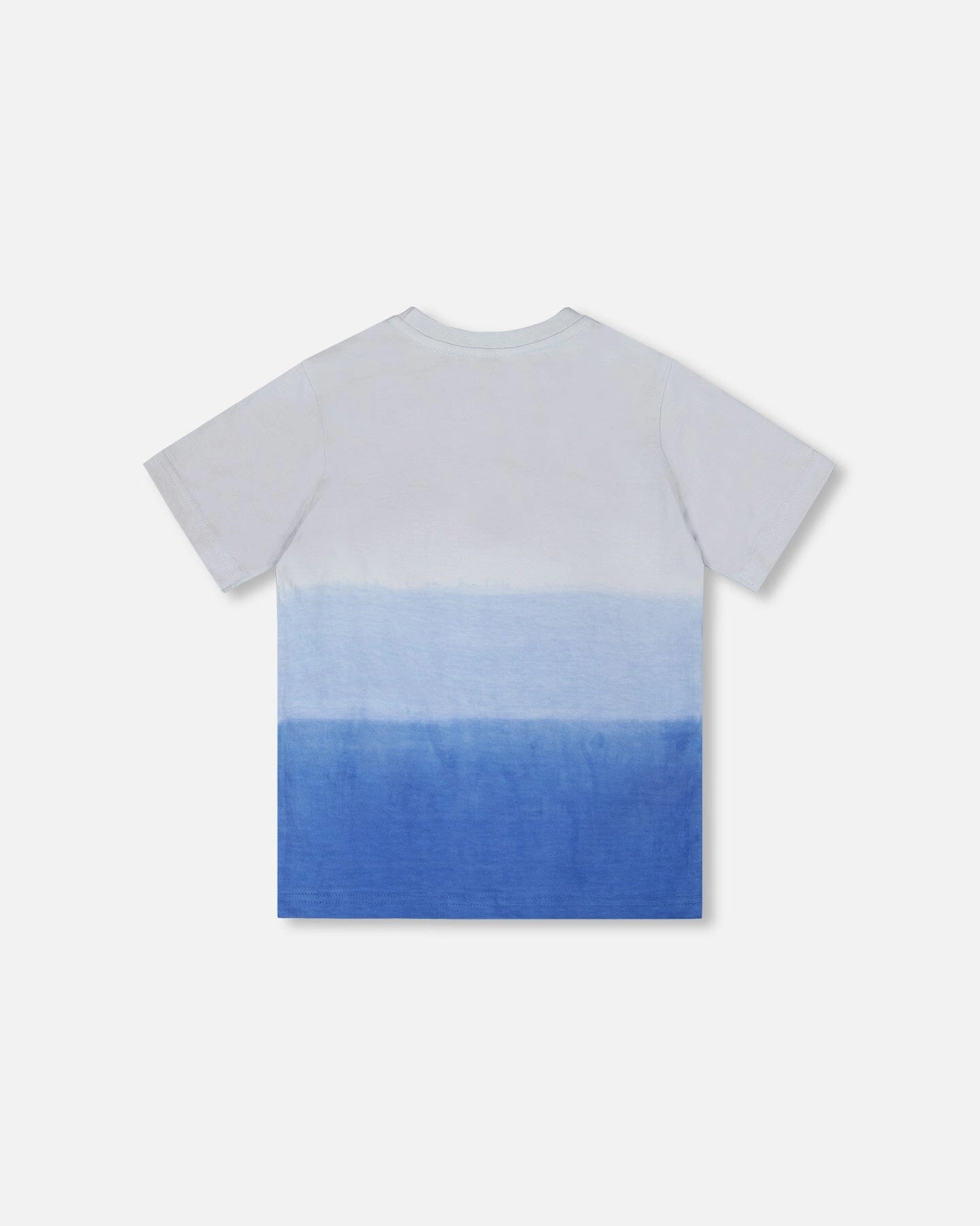 Deux par Deux Boys Organic Cotton Jersey Gradient T-Rex Skate Graphic Print T-Shirt
