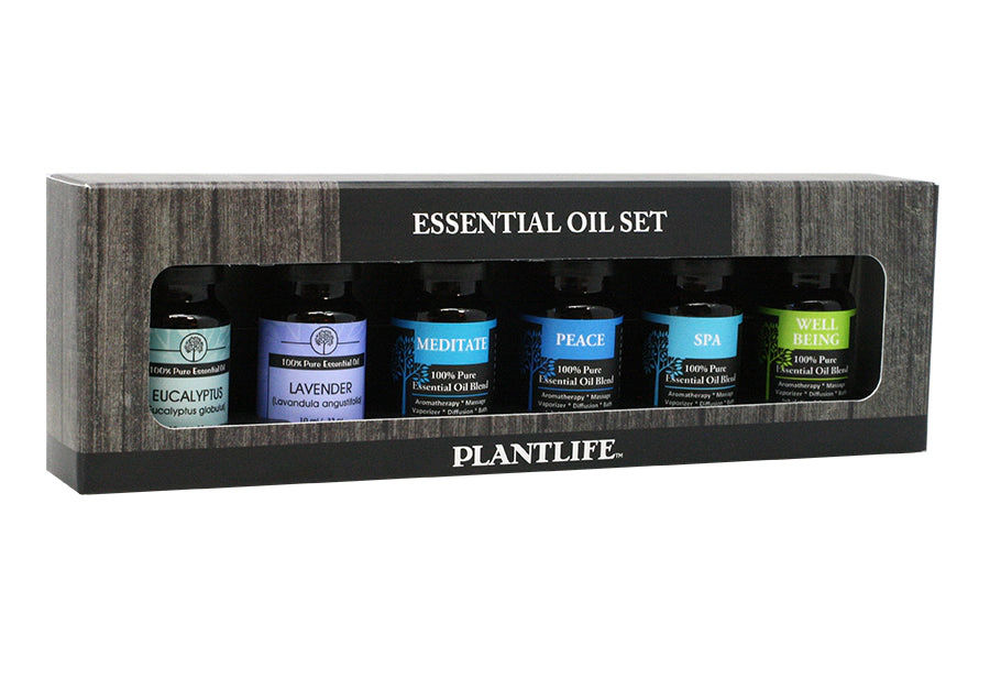 Plantlife Spa at Home Essential Oil Set 6-Pack