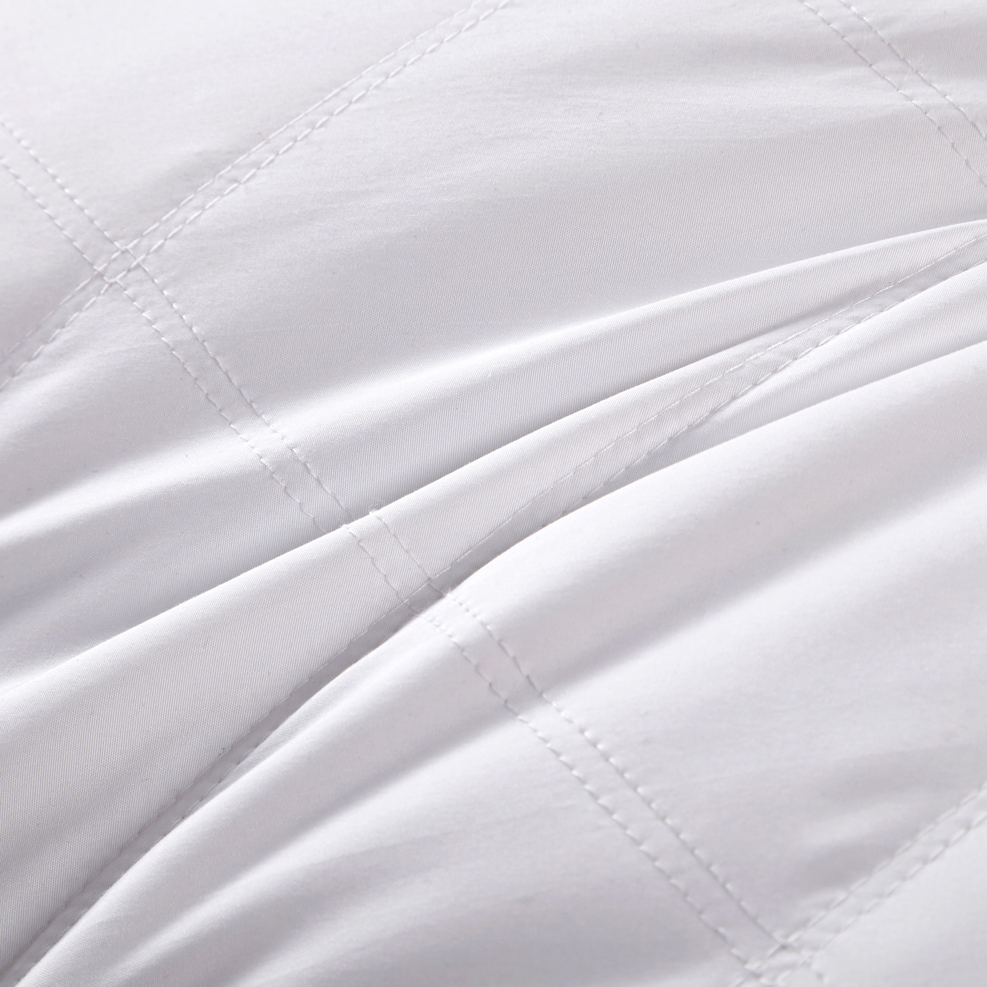 Unikome Quilted Gusseted Goose Down Feather Bed Pillow Set of 2, Medium Support