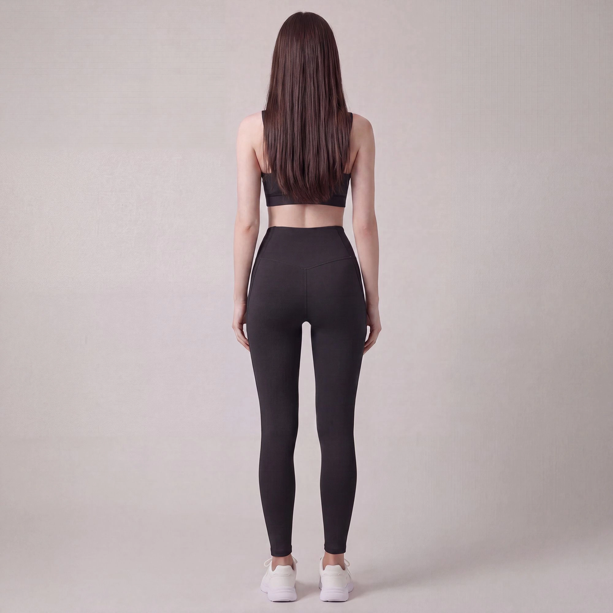 Anna-Kaci Women's High-Waist Full-Length Active Leggings with Contour Seams for Workout and Everyday Wear