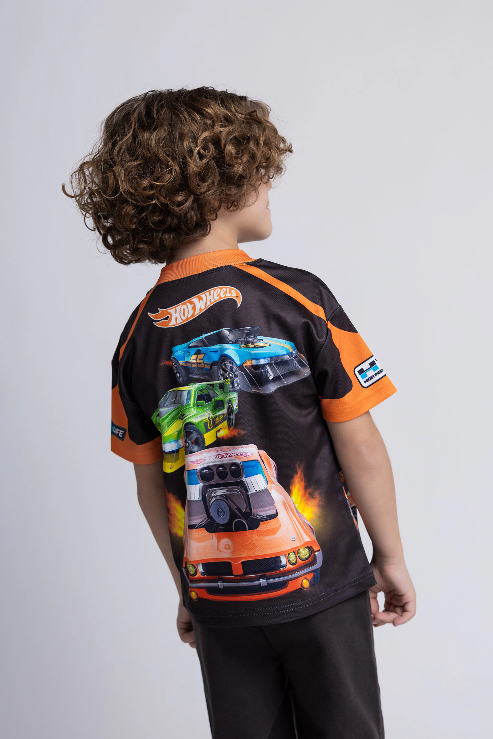Hot Wheels Boys' Racing 2-Piece Tee and Joggers Set