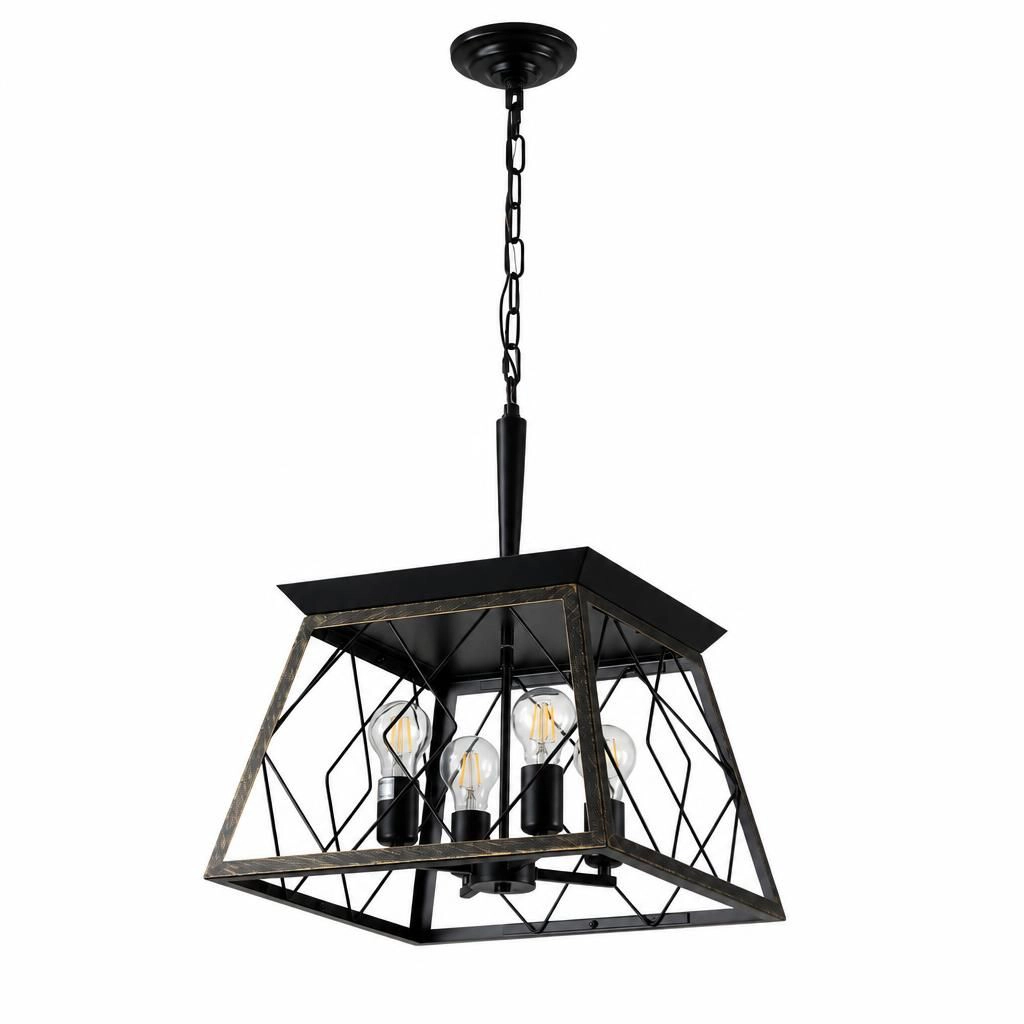 ELEMENT ACE Modern Round Iron Frame Table Lamp
