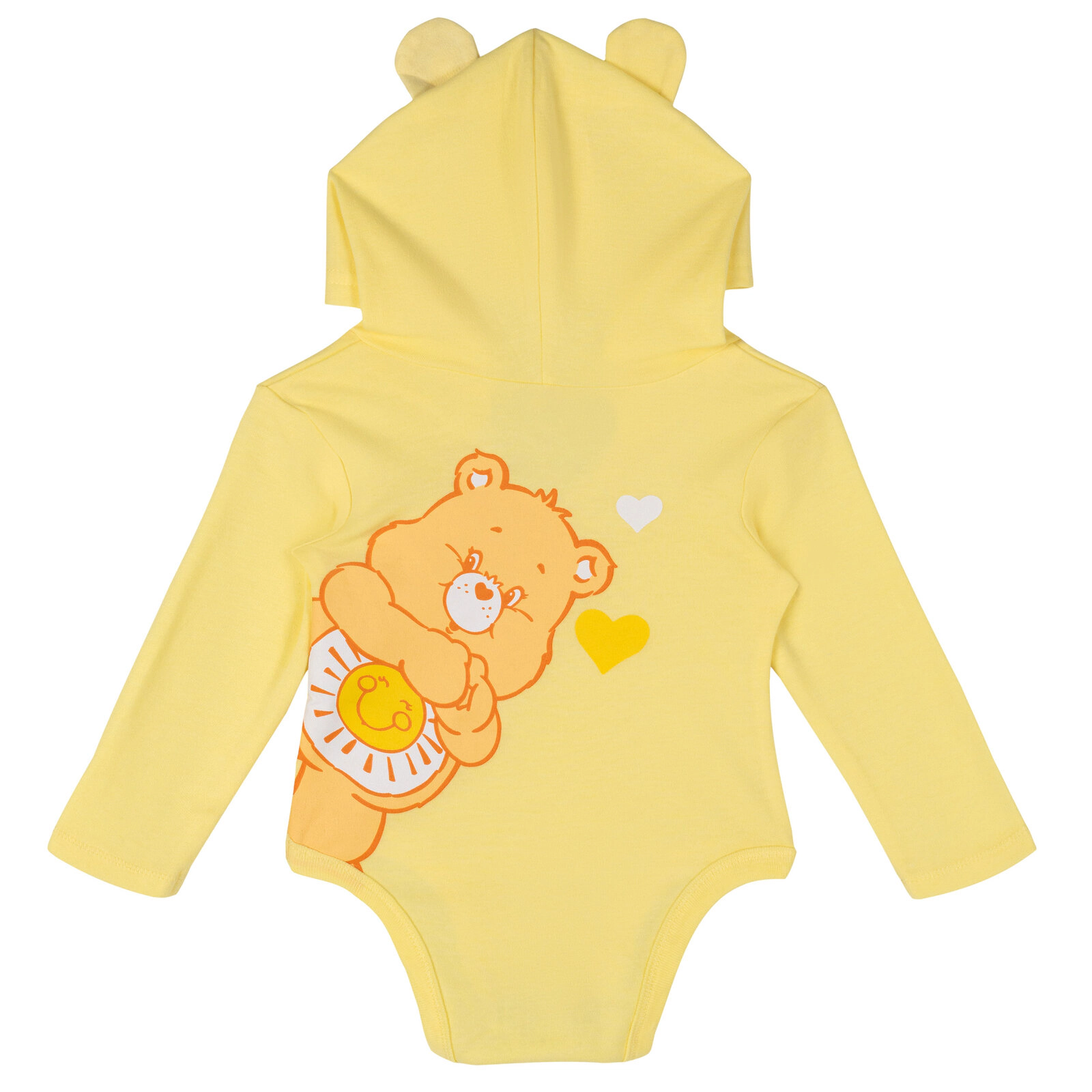 Care Bears Baby Girls' 3-Pack Cosplay Hooded Creepers