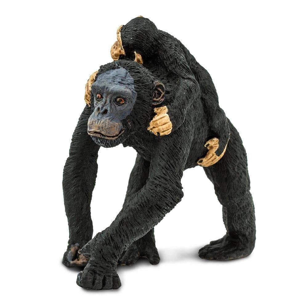 Safari Ltd. - Chimpanzee with Baby Kids Toy Figure