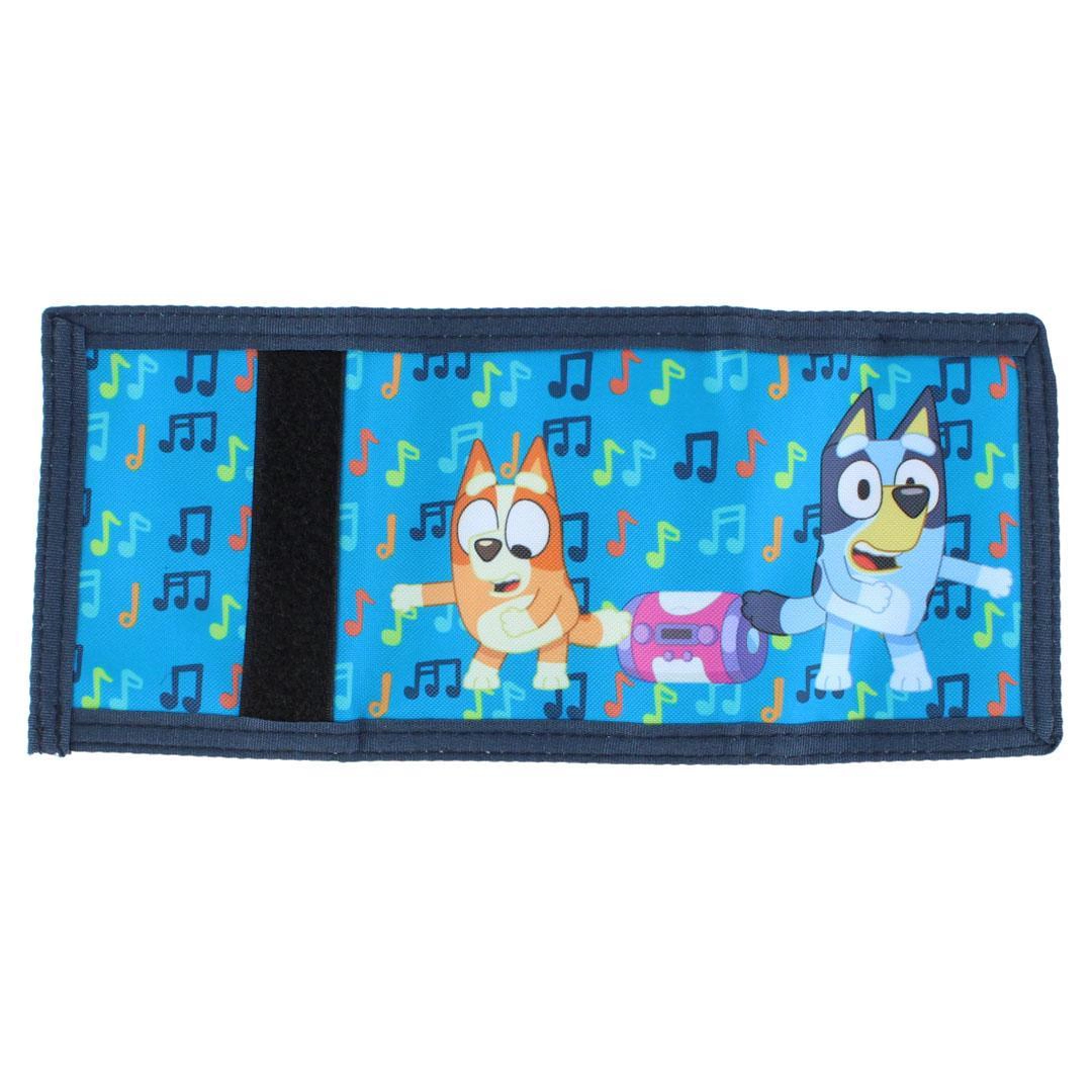 CTM Kid's Disney Bluey & Bingo Friends Forever Closure Tri-Fold Wallet