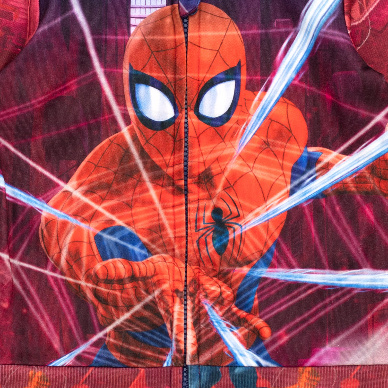 Marvel Spider-Man Boys' Zip-Up Hooded Sweatshirt
