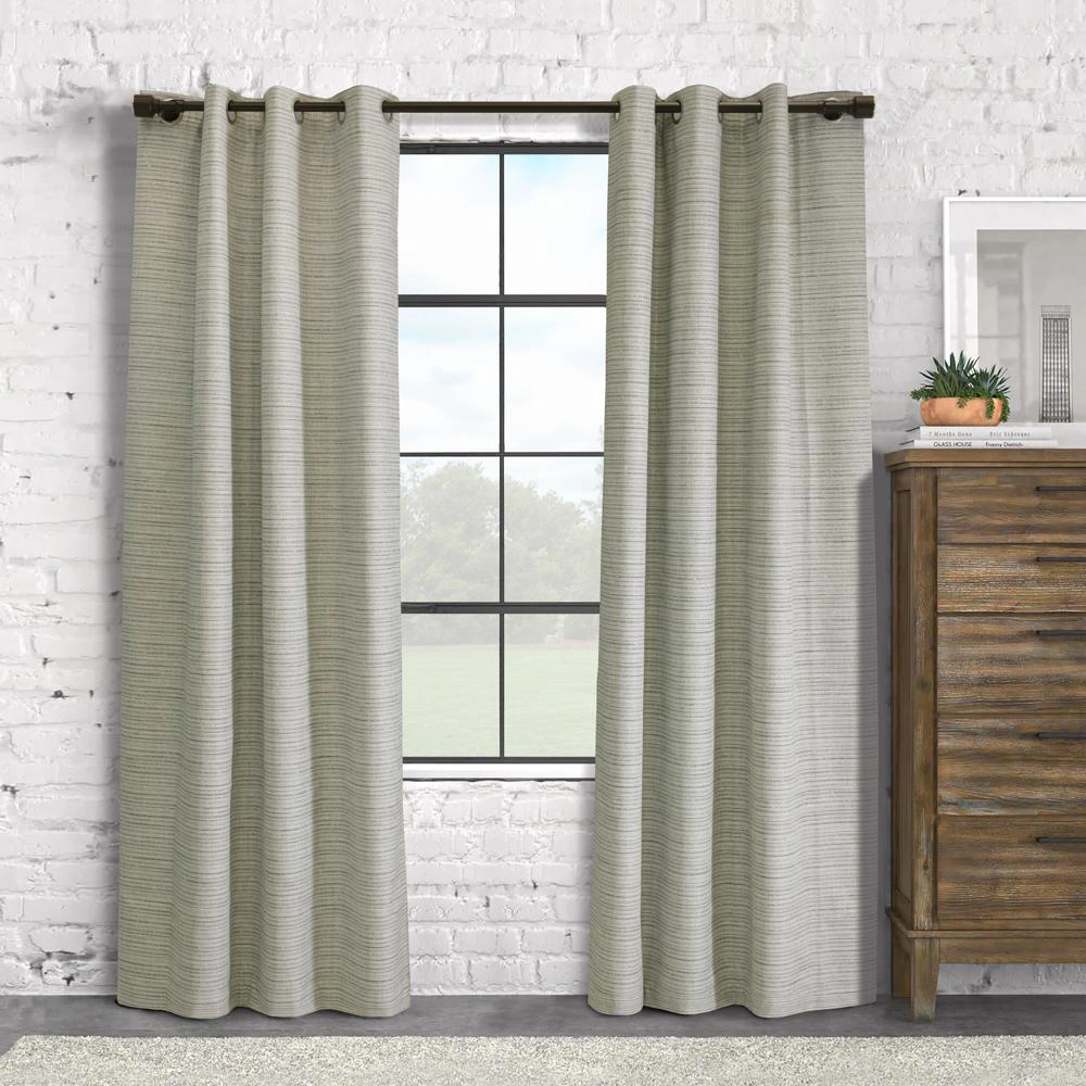 Thermaplus Patented Blackout Exclusive Curtain Rod Cap Finial Extendable 36" to 72" Espresso
