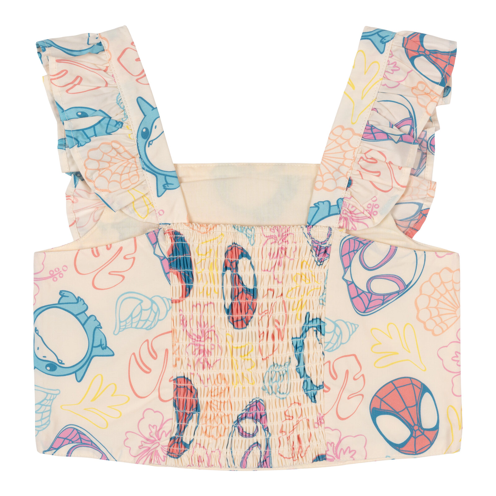 Marvel Spidey and His Amazing Friends Girls' Sleeveless Tank Top and Bubble Skort 2-Piece Set