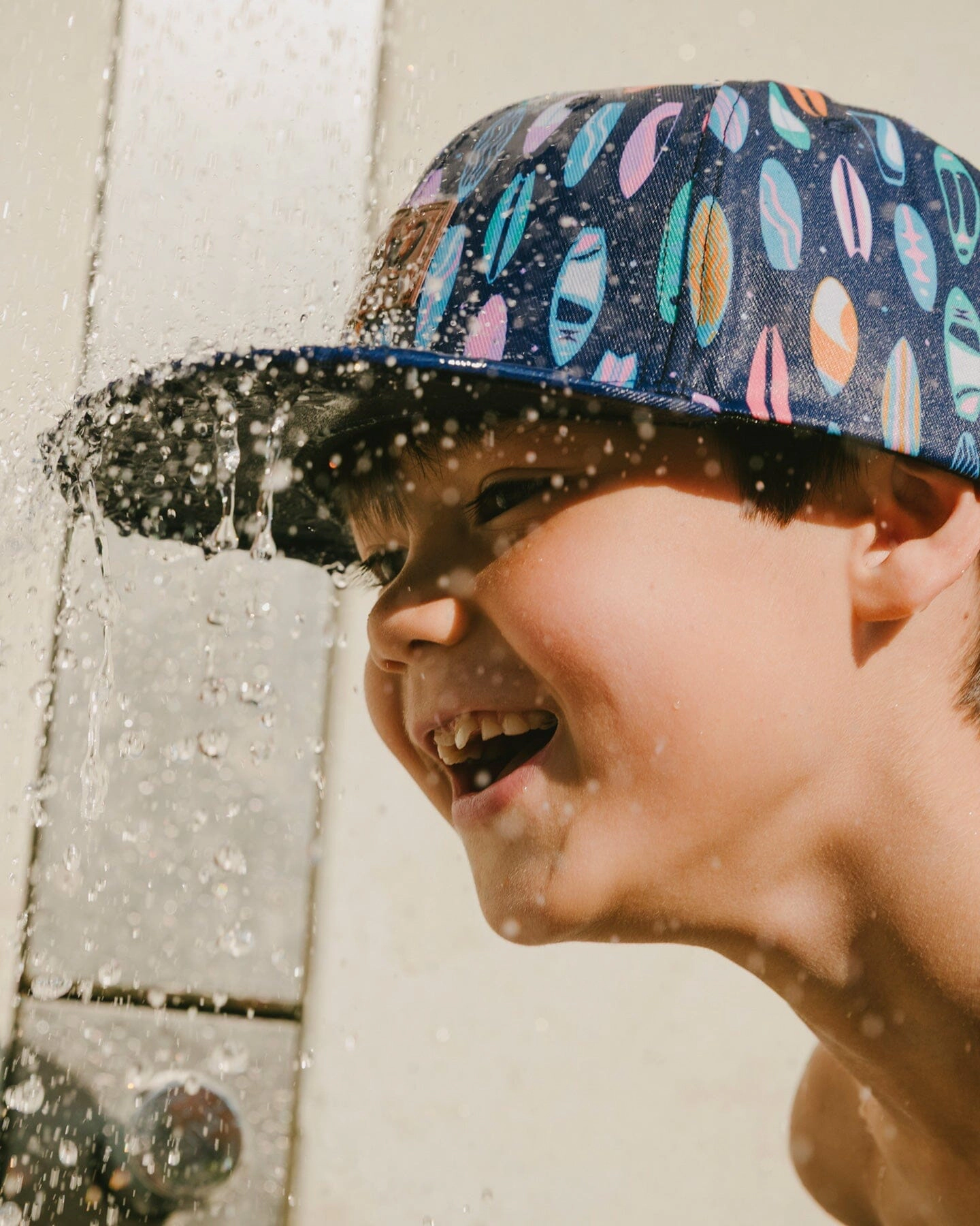 Deux par Boys Cap Surfboard Print