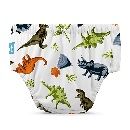 Charlie Banana Reusable Swim Diaper Snaps Medium - Dinosaurs