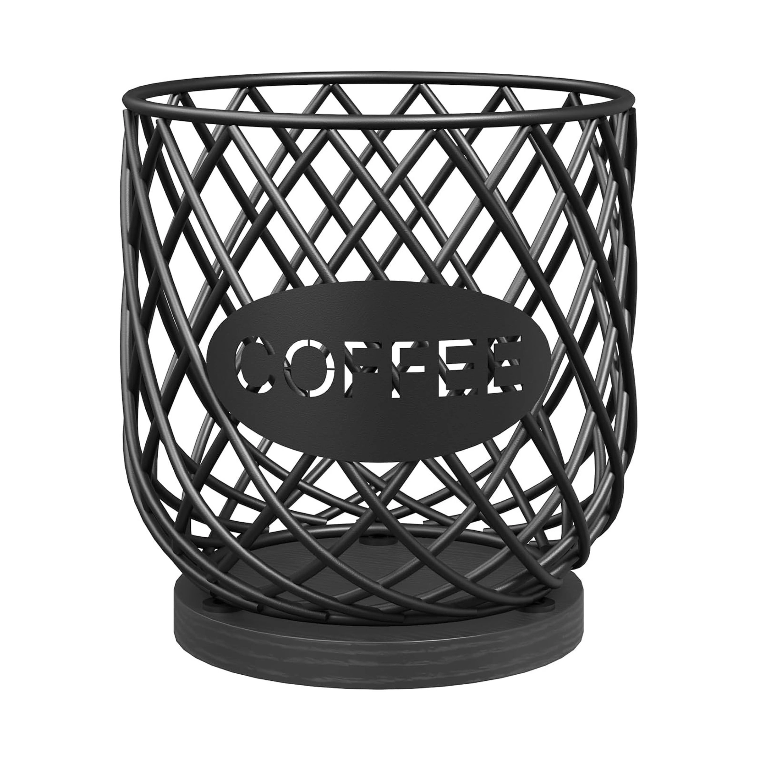 Stock Preferred Large Coffee Pod Holder Organizer Basket for K Cup Capsules