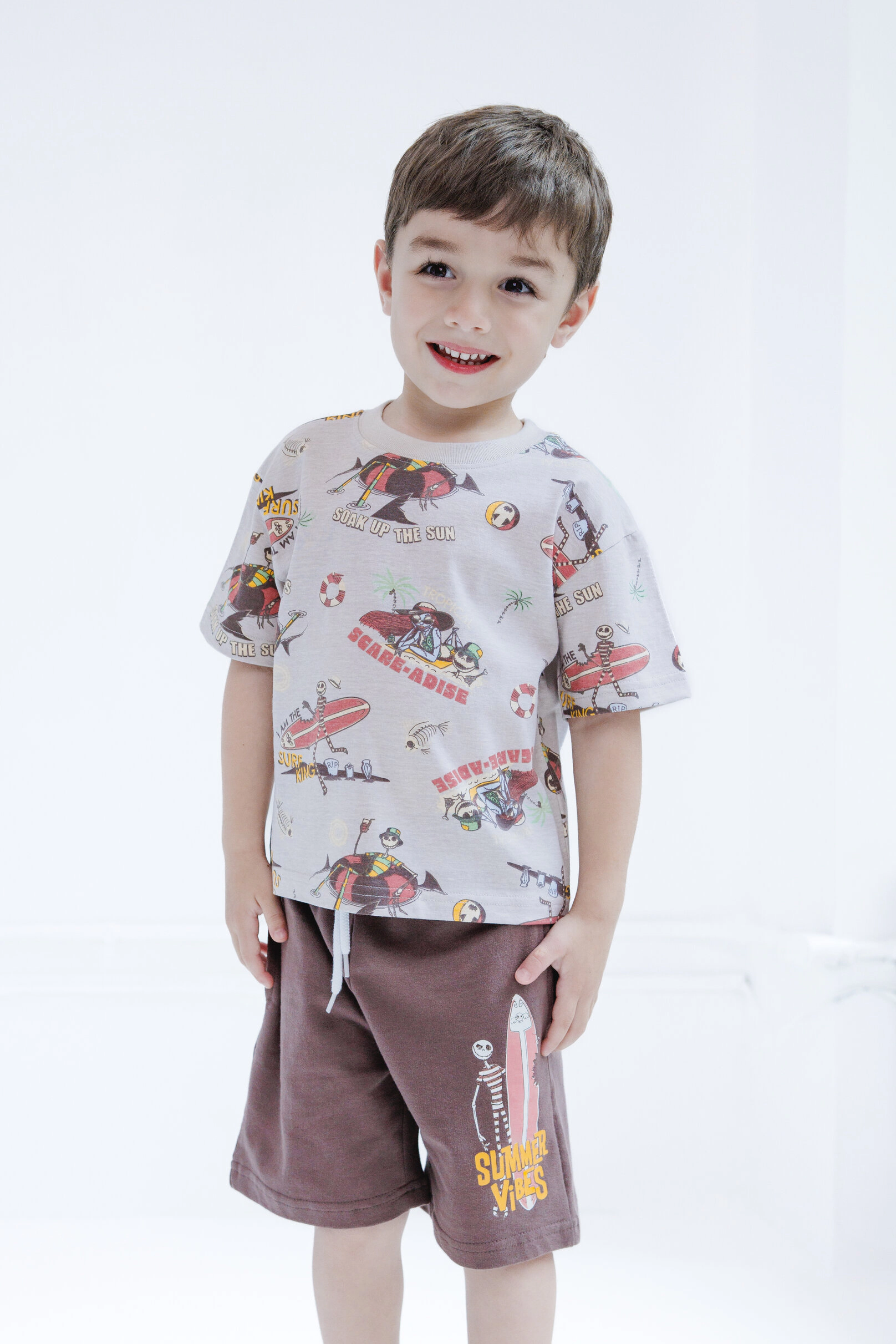 Disney Boys' 3-Piece Tee Tank and Shorts Set