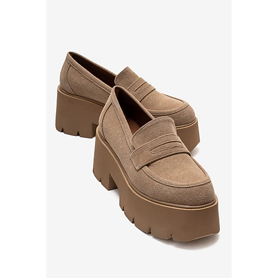 Prologue Shoes Womens Santia Chunky Platform Loafer