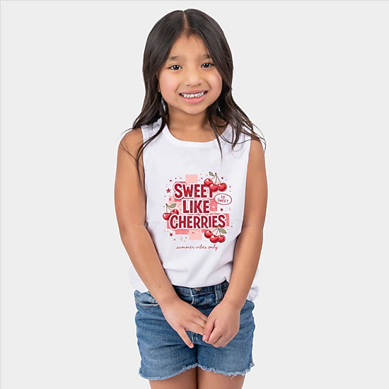 The Juniper Shop - Sweet Like Cherries Summer Vibes - Youth Tank Top