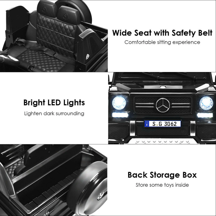 Hivvago 12V Licensed Mercedes-Benz Kids Ride On Car