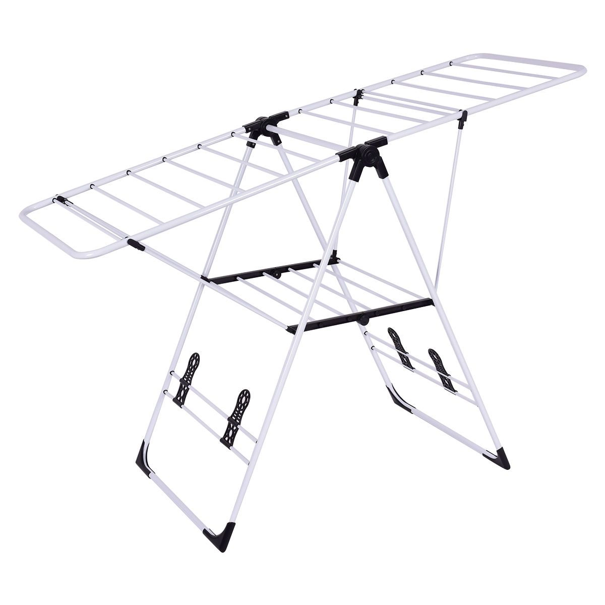 SlickBlue Portable Folding Laundry Drying Rack, 2-Tier Stand