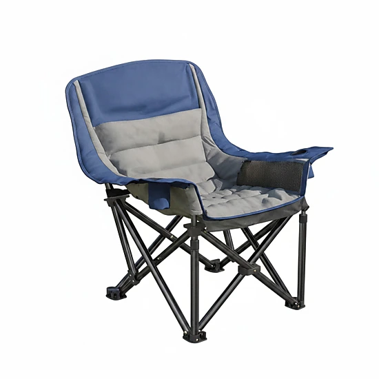 HONGGE Camping Chair for Adults Portable Folding Camping Chair Side Pockets Cup Holders Carry Bag and