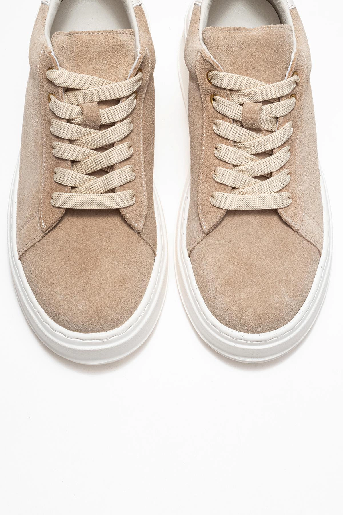 Forever & Always Womens Paloma Leather Sneaker