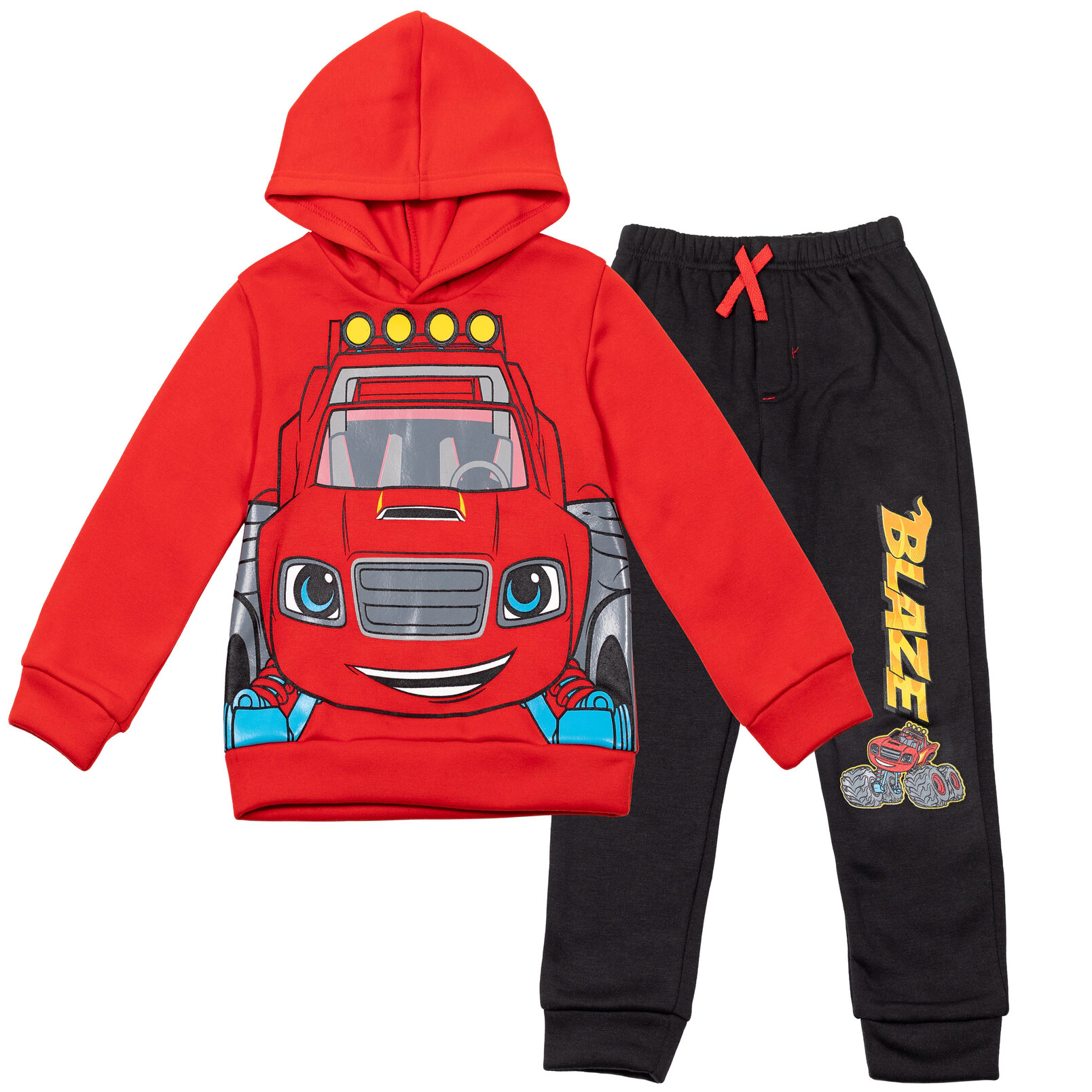 Blaze and the Monster Machines Boys' Fleece 2-Piece Hoodie Joggers Set