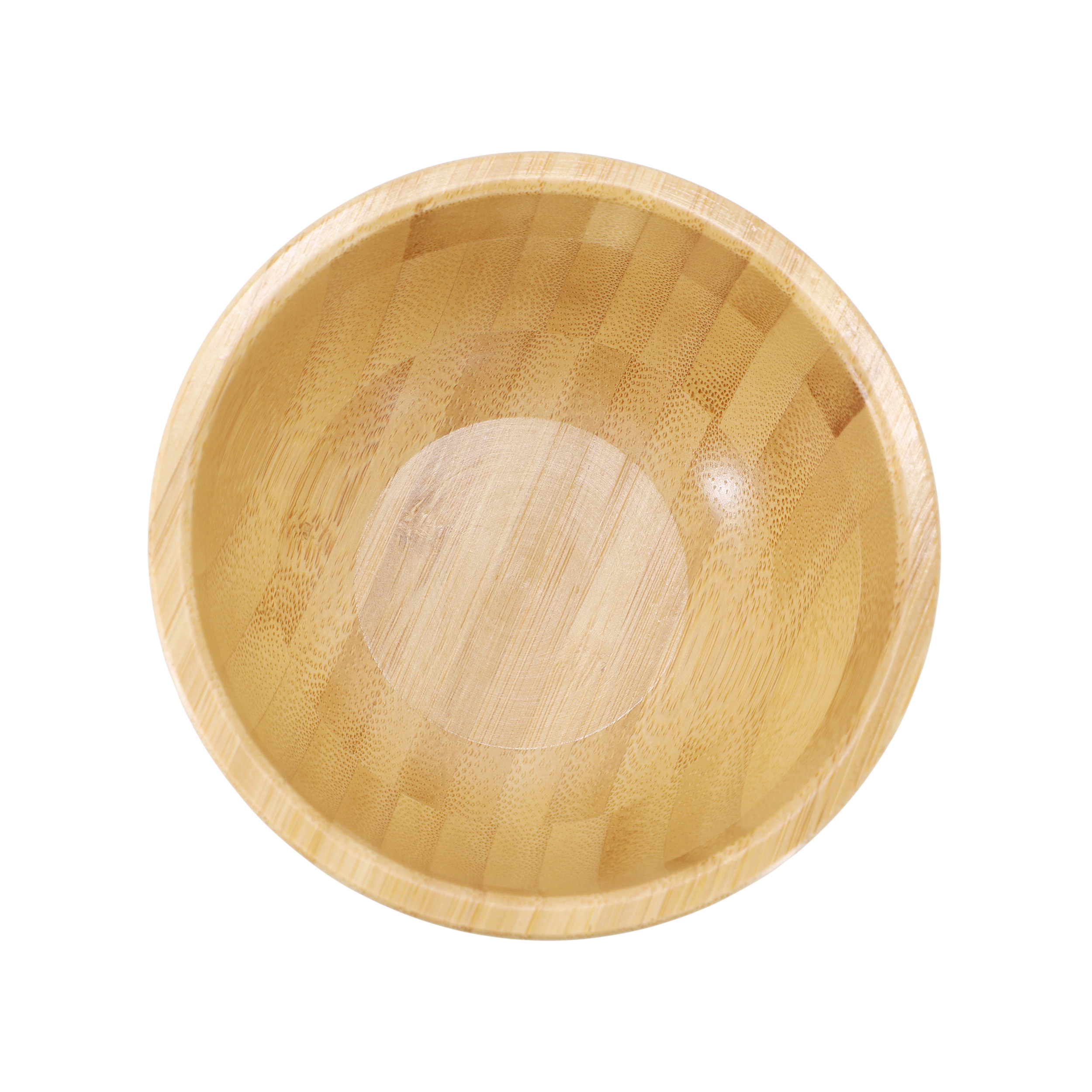 MegaChef 4 Piece 4.75 Inch Bamboo Wood Salad Bowl Set