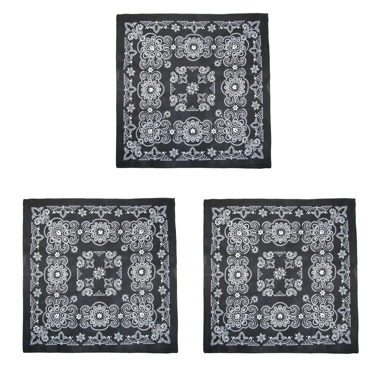 CTM Cotton Giant-Danna Large Bandanas (Pack of 3)