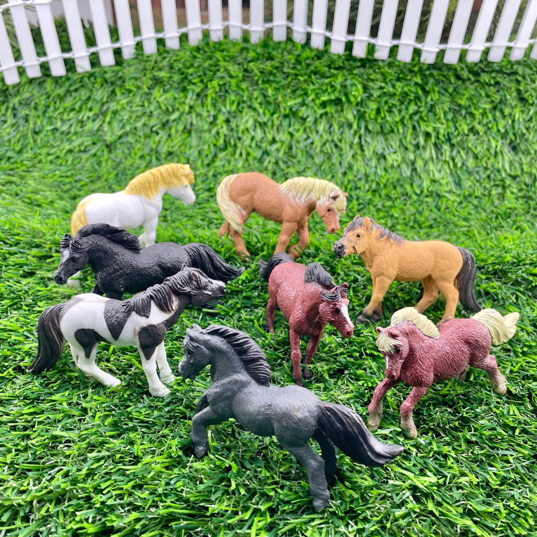 Safari Ltd. - Ponies TOOB - contains 8 Mini Figurines
