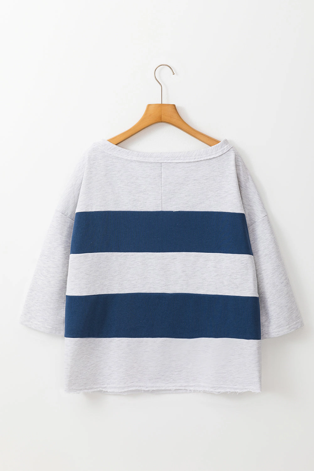 Threaded Pear Women's Melissa Sleeve Raw Seamed Sweatshirt