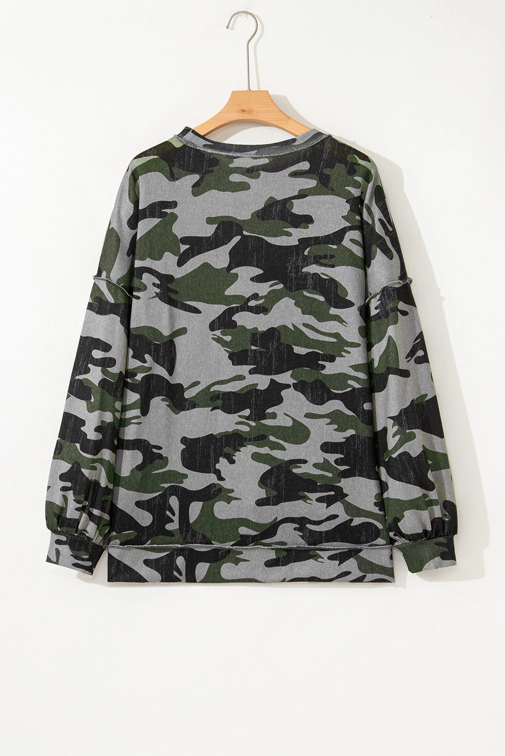 Threaded Pear Women's Honey Patchwork Drop Shoulder Sweatshirt