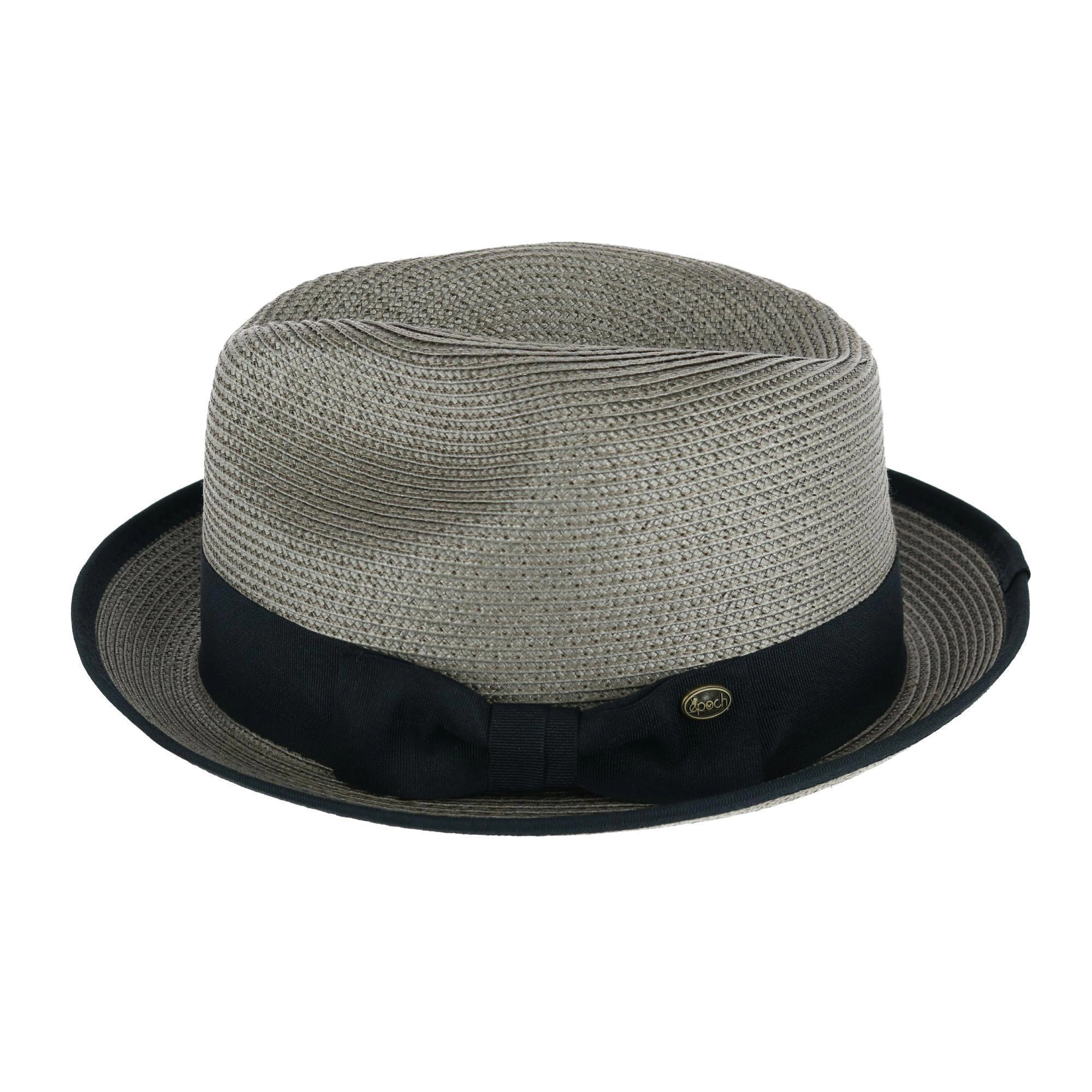 Epoch Hats Company Men's Fedora with Contrast Band and Trim