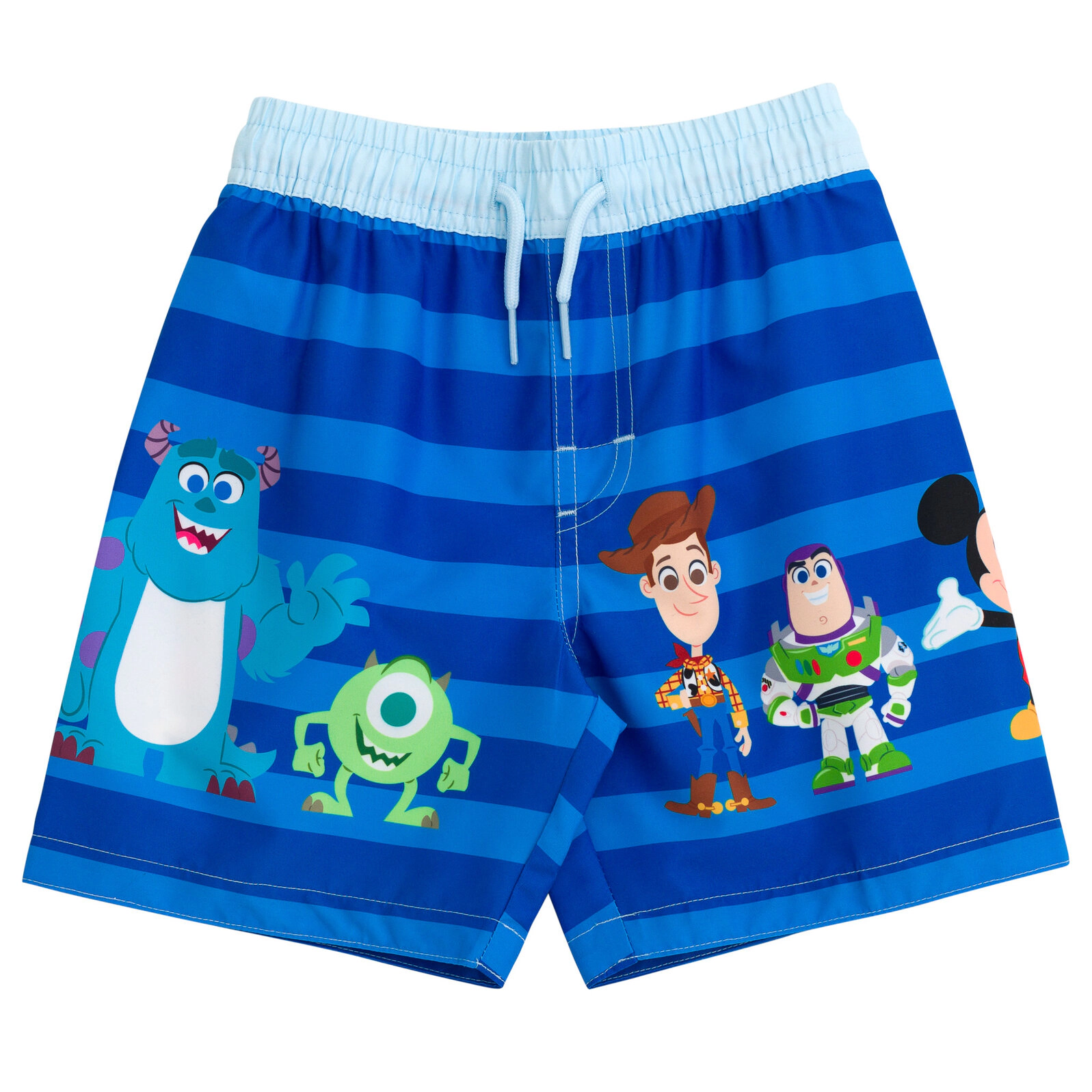 Disney Boys' 2-Piece Rash Guard and Swim Trunks Set