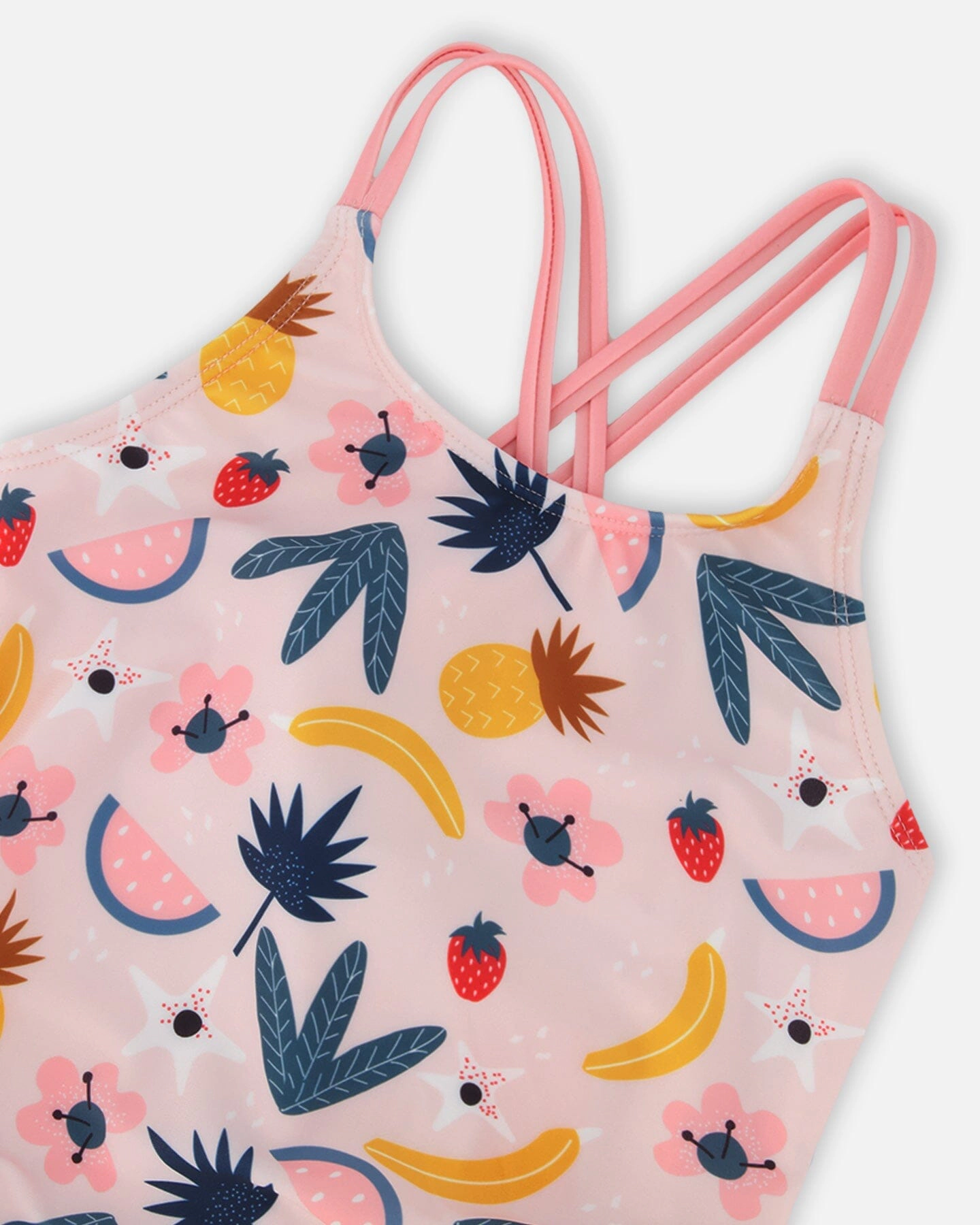 Deux par Girls One-Piece Swimsuit Printed Fruits
