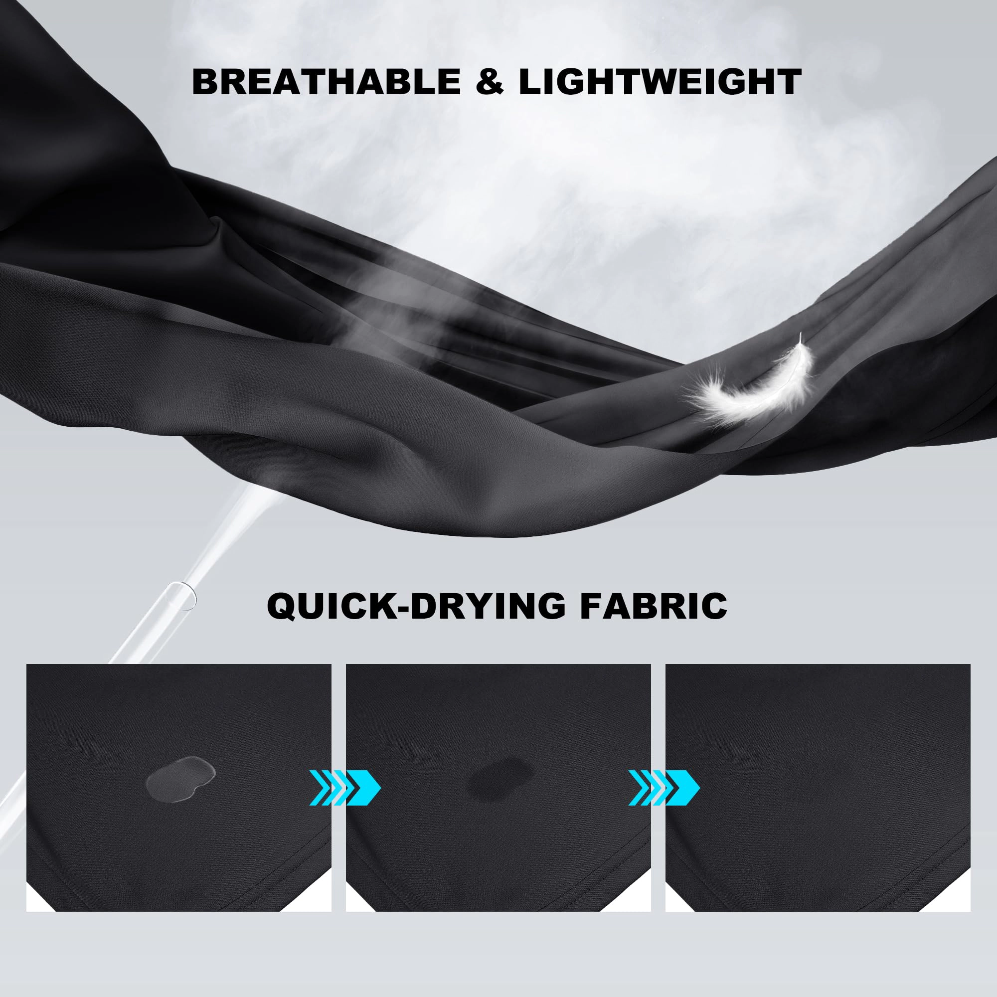 PIGFDK Men's Athletic Workout Shorts Soft Breathable Quick Dry Pockets Elastic Waist