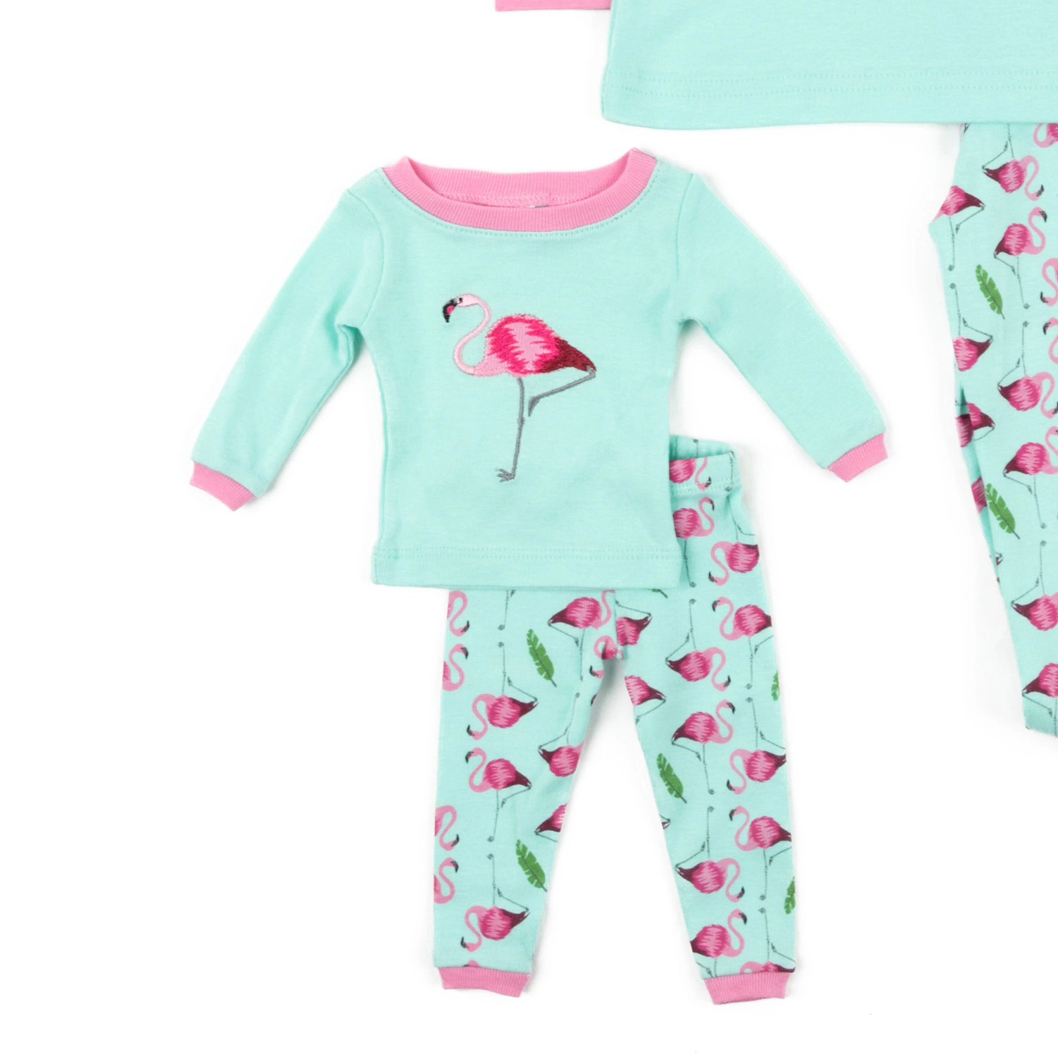 Leveret Girl & Doll Matching Cotton Nature Wildlife Pajama Set